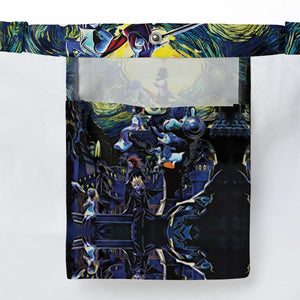 Kingdom Hearts Starry Night Large Tote Bag