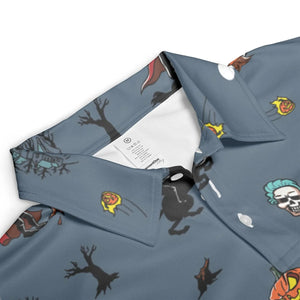 Headless Horseman Ichabod and Mr. Toad AOP Men/Women Polo Shirt