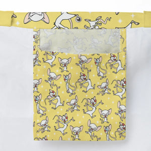 Lab Style Pinky and the Brain Large Tote Bag