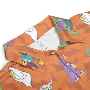 Happy Halloween From Hanna Barbera AOP Men/Women Polo Shirt
