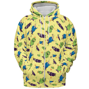 All-over Print Hoodie - MVUJDJNM - - 3