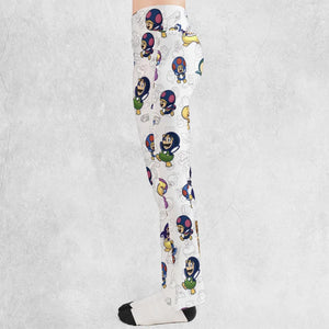 Penguin Party Super Mario Flare Leggings