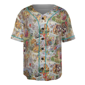 Fraggle Rock Journey Jim Henson Unisex Baseball Jersey