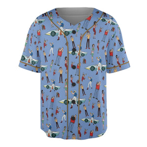 Speed Racer Characters Pattern Unisex Baseball Jersey