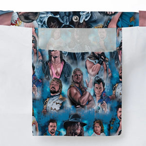 90s Wrestlers Large Tote Bag