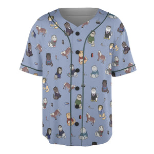 Purrs and Recreation Parks and Recreation Unisex Baseball Jersey