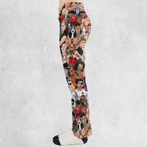 Martial Arts Stars Flare Leggings