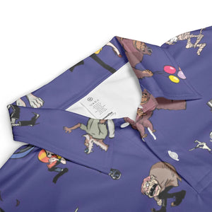 It's a Mad Mad Mad Monster Party AOP Men/Women Polo Shirt