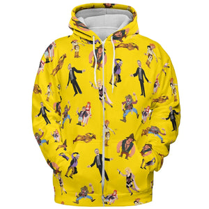 Blazing Saddles Characters All-over Print Hoodie