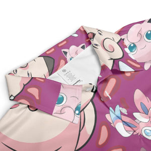 Fairy Type Pokemon AOP Men/Women Polo Shirt