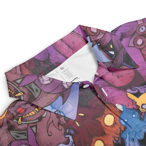Scaries Poison Pokemon AOP Men/Women Polo Shirt