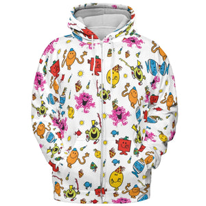 Party Mr. Men Little Miss All-over Print Hoodie
