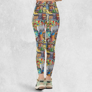 Retro Land TV Shows Legging