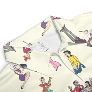 The New Adventures of Gilligan Pattern AOP Men/Women Polo Shirt
