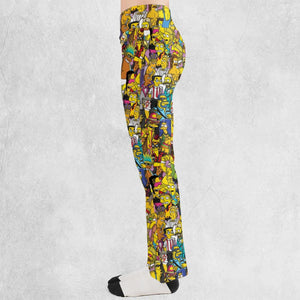 WWF Simpsons Flare Leggings