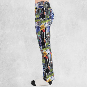 I Myself Am Strange Unusual Beetlejuice Flare Leggings