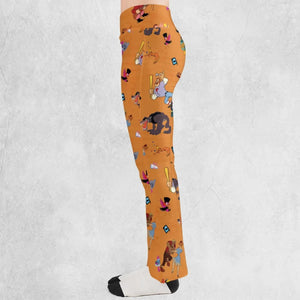 Make Mine Music Characters Flare Leggings