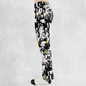 Iconic faces Royal Rumble Flare Leggings