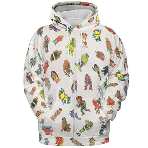 All-over Print Hoodie - YLGV8DLH - - 3