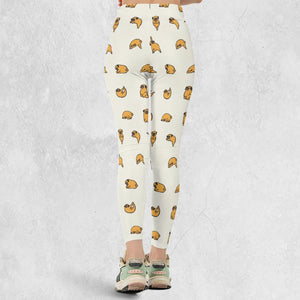 Pug Hot Yoga Pattern Legging