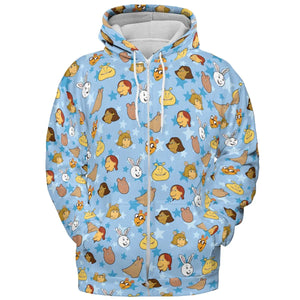 Arthur Characters All-over Print Hoodie