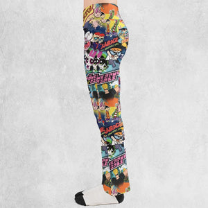 Cartoon Craze Flare Leggings