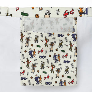 Horror Movie Pop Characters Pattern Large Tote Bag