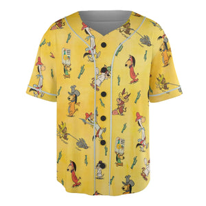 The Quick Draw McGraw Show Characters Unisex Baseball Jersey