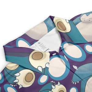 Snorlax Pokemon AOP Men/Women Polo Shirt