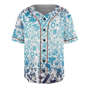 Blue Moggle Final Fantasy Unisex Baseball Jersey