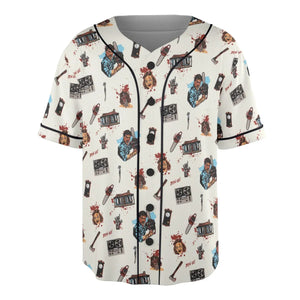 Supernatural Horror Evil Dead Halloween Unisex Baseball Jersey