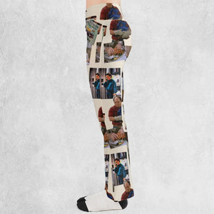 Seinfeld Famous Scenes Flare Leggings