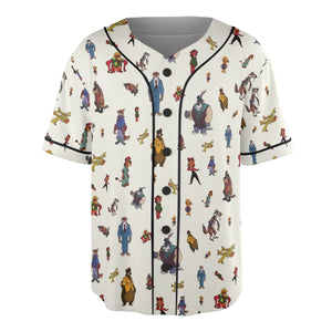 Talespin Characters Unisex Baseball Jersey