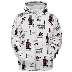 Tis but a scratch Black Knight Monty Python And The Holy Grail All-over Print Hoodie