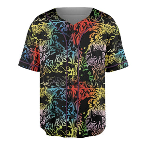 Eevee Pokemon Black Unisex Baseball Jersey