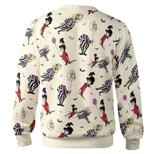 Cartoon Creep Beetlejuice Cardigan