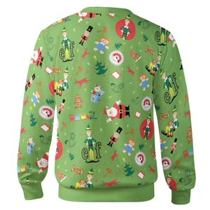 ELF Christmas Pattern Cardigan