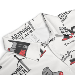 Tis but a scratch Black Knight Monty Python And The Holy Grail AOP Men/Women Polo Shirt