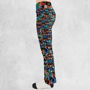 Brak and Zorak Space Ghost Coast to Coast Flare Leggings