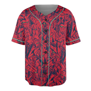 Gundam Camo Magenta Gundam Unisex Baseball Jersey