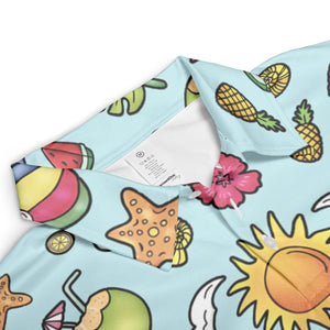 Summer Galaxy Groot AOP Men/Women Polo Shirt