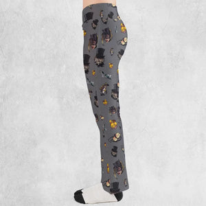 90s Returns Penguin and Catwoman Flare Leggings
