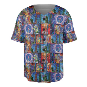 Beauty And The Beast Story Windows Unisex Baseball Jersey