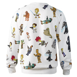 Simpsons Star Wars Mashup Cardigan