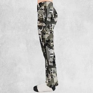 Monty Picasso Style Art Flare Leggings