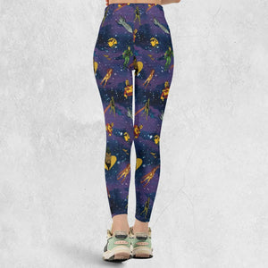 Flash Gordon Cartoon Characters Legging