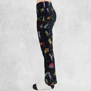 The Super Powers Team Super Friends Flare Leggings
