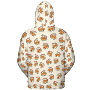 Kitten Nuggets Pattern All-over Print Hoodie