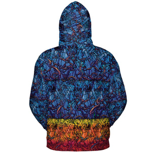 Stained Glass Cthulhu H.P Lovecraft All-over Print Hoodie