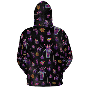 Wyld Stallyns Bill and Ted's Excellent Adventure Character All-over Print Hoodie